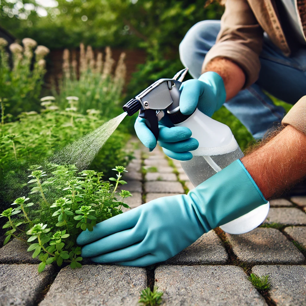 using salt to get rid of weed